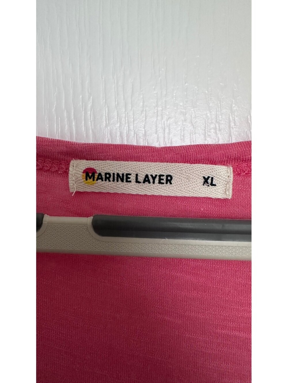 Marine Layer Womens Juliet Slub Maxi Dress Sleeveless Hibiscus Pink Size XL - Picture 5 of 9